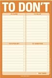 To Don't List Memo Pad