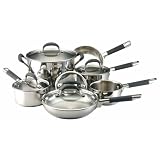 Farberware Millennium 11-Piece Cookware Set with Glass Lids