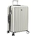 Delsey Luggage Helium Titanium 25 Inch EXP Spinner Trolley Silver