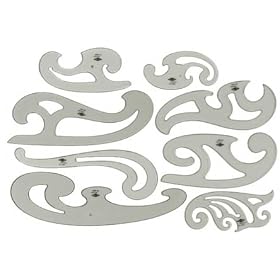 FRENCH CURVE SET 8/BX