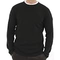 ExOfficio Men's Venture Wool Crew Tee, Black, X-Large