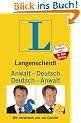 Langenscheidt Anwalt-Deutsch / Deutsch-Anwalt: Wir verstehen uns vor Gericht