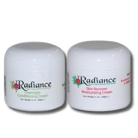 Radiance Duo Pack Natural SPF Anti-aging Therapeutic Skincare Cream for Day and Night for Sensitive Skin