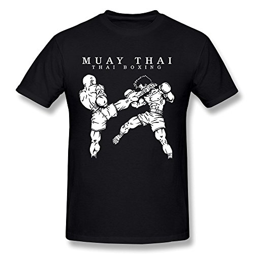 Muay Thai Fighting Blue White Logos Black MMA UFC Tapout Bjj T-shirt Brand New