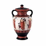 Greek Neck Amphora Vase - Collectible Figurine Statue Sculpture Figure