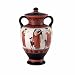Greek Neck Amphora Vase - Collectible Figurine Statue Sculpture Figure