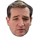 Ted Cruz Mask, Cardboard Face and Fancy Dress Mask