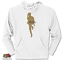 THANK YOU! gold print michael jackson Hooded Sweatshirt
