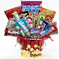 SCHEDULE YOUR DELIVERY DAY! Junk Food Junky Snack Food Gift Basket - Chocolate and Candy Bouquet