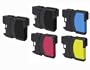 5 Pack (2 Black + 1 each color) for Brother LC61 DCP 165C MFC 290C 490CW 585CW 790CW 5490CW 5890CW 6490CW