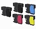 12 Pack (3 Black + 3 each Color) for Brother LC61 DCP 165C MFC 290C 490CW 585CW 790CW 5490CW 5890CW 6490CW