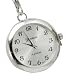 Smiley Happy Face Chain & Split Key Ring Pocket Watch Clip Keychain Watch image 2