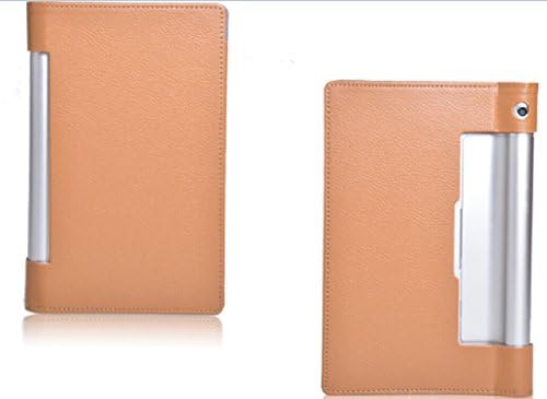 Nuosi Deng Slim Stand Folio High Quality Leather Case Cover For Lenovo YOGA tablet B6000 8inch Tablet (brown)
