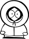 South Park Kenny Vinyl Decal Sticker 8 Inch Black