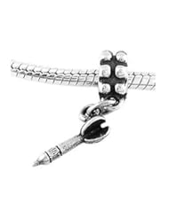 Sterling Silver Dart Dangle Bead Charm