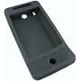 EMARTBUY HTC HERO SILICON SKIN COVER/CASE PROTECTIVE RUBBER BLACK