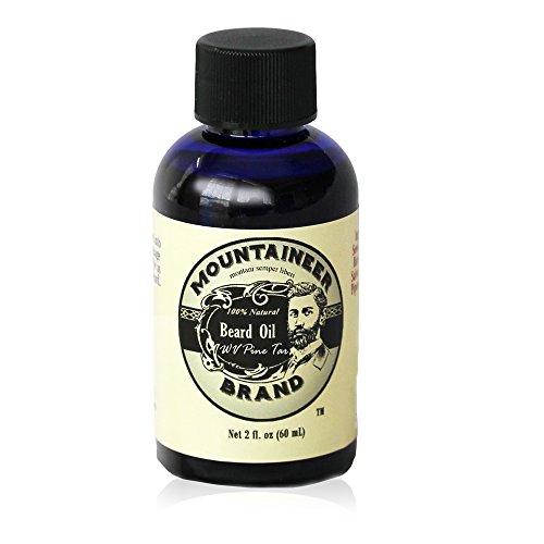 Mountaineer Brand Natural Beard Oil with Pine Tar Scent | Made in West Virgina | Hydrates, Moisturises, Softens & Conditions for Beard Growth | Treats Dry Itchy Beards for Men | 2oz