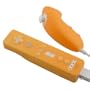 Easy Slip-On Silicone Skin Case for Nintendo Wii Remote Control & Nunchuk, Orange