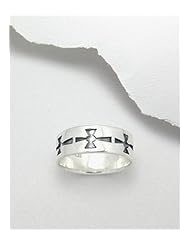 Cross Ring In 92.5 Sterling Silver