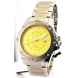 MENS CROTON STEEL AUTOMATIC 24 HOUR TIME DATE WATCH CA301182SSYL by Croton