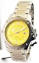 MENS CROTON STEEL AUTOMATIC 24 HOUR TIME DATE WATCH CA301182SSYL