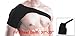 uxcell Men Stretch Black Neoprene Single Shoulder Support Brace