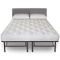 Sleep Master 6-Inch Tight Top Independent Pocketed Spring Mattress and Platform Metal Bed Frame/Mattress Foundation, Twin from Zinus, Inc