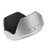 Mennon Thumb Lock Mount DC-b 58 58mm Lens Hood, Silver