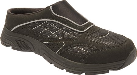 Drew Shoe Women's Juno Mules Sneakers,Black,8 M