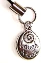 Laugh Often Love Much Cell Phone Charm