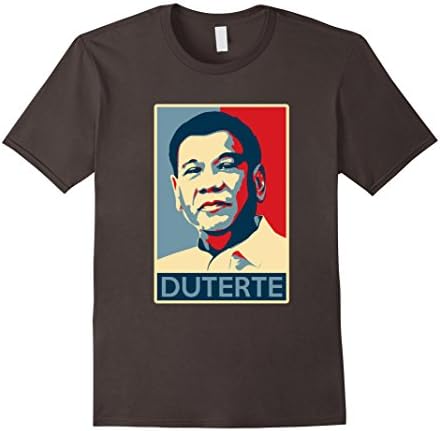 Men's Duterte Obama Hope T-Shirt XL Asphalt