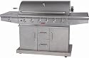 Platinum Stainless Steel 6 Burner Gas Barbecue - FREE DELIVERY