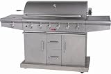 Platinum Stainless Steel 6 Burner Gas Barbecue - FREE DELIVERY