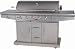 Platinum Stainless Steel 6 Burner Gas Barbecue - FREE DELIVERY