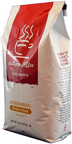 De Lima Coffee 100% ArAbica COLOMBIAN Medium ROAST