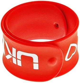 Suravitshop @@Fashion Rock Kiss Me 20cm Unisex Acrylic ID Bracelet(1 Pc) Red