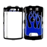 Cuffu - Blue Flame - Blackberry 9500 Storm (NOT FOR 9550 STORM 2) Smart Case Cover Perfect for Sprint / AT&T / Nextel / Tmobile / Verizon Makes Top of the Fashion + One Universal Screen Protector in Only One LOWEST Shipping Rate $2.98 - Goes With Everyday Style and Apparel