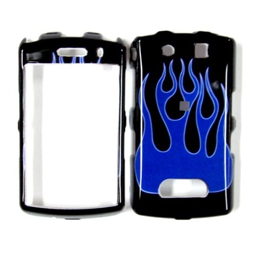 Cuffu - Blue Flame - Blackberry 9500 Storm (NOT FOR 9550 STORM 2) Smart Case Cover Perfect for Sprint / AT&T / Nextel / Tmobile / Verizon Makes Top of the Fashion + One Universal Screen Protector in Only One LOWEST Shipping Rate $2.98 - Goes With Everyday Style and Apparel