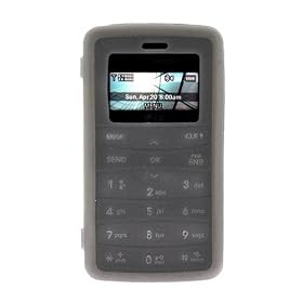 Smoke Durable Flexible Soft Silicone Skin Case For Verizon LG VX9100 ENV2 Cell phone