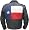 Men's Classic Black Leather Motorcycle Jacket with TEXAS Flag on the back Sizes 40