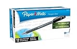 Paper Mate Flexgrip Ultra Stick Fine Point Ballpoint Pens, 12 Black Ink Pens (9680131)