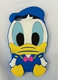 Jessica Simpson Lovely Donald Duck 3D Cartoon Soft Shell Case for iPhone 4/4S