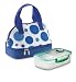 FreshVac LP2-108 Plus Round Lunchpac, Blue Dots