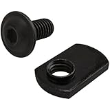 80/20 Inc., 3320, 15 Series, Bolt Assembly: 5/16-18 x .687" Flanged Button Head Socket Cap Screw (FBHSCS) and Slide-In Economy T-Nut (25 Pack)