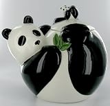 Panda Black & White Kitchen Cookie Jar