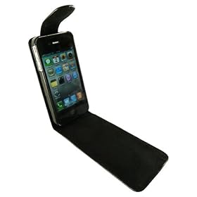 Bluetrade - Etui en cuir Case Clip pour iPhone 4