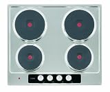 AEG-Electrolux HK 614000 H Kochfeld / Gas / Autark-Kochfeld mit oben liegenden Bedienelementen / Massekochfeld mit Blitz-Kochplatten / Griffsichere Bedienknebel / 580 x 510 mm / edelstahl