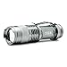 Enjoydeal Mini 1200Lm CREE Q5 LED Adjustable Zoom Focus Flashlight Torch Sliver Silve