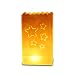 Night Sky Lanterns Candle Luminary Bags (Pack of 10) – Star Cutout Design