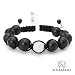 ROCK & GEMZ Sterling Silver CZ Jabari Disco Ball Bracelet